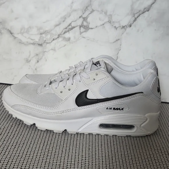 Nike Air Max 90 Next Nature Womens Sneakers Shoes White Black Size 12 - Picture 6 of 10